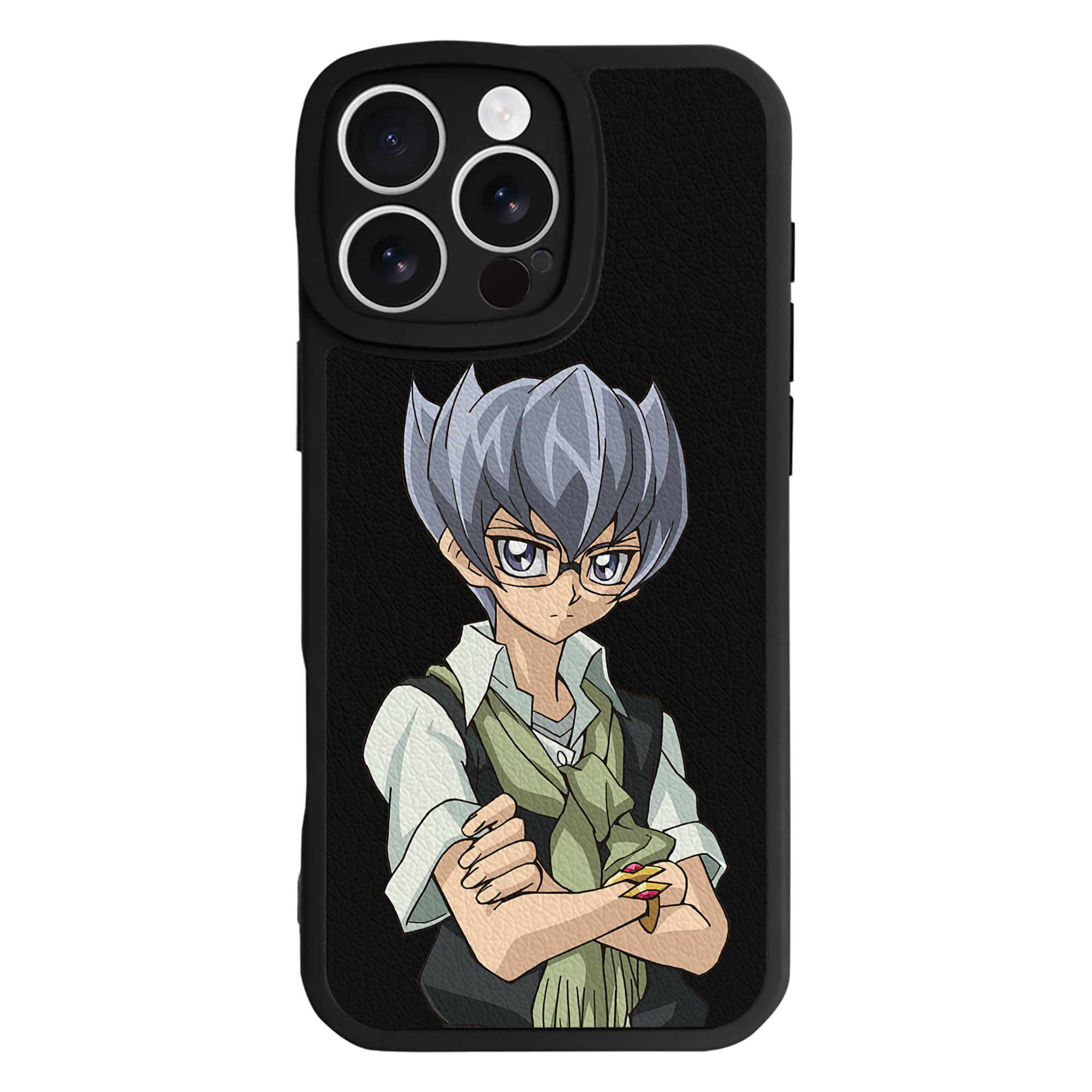 遊☆戯☆王 Yu-Gi-Oh! 【iPhone 16シリーズ対応】シリコンスマホケース（レザー調） 材質：シリコン